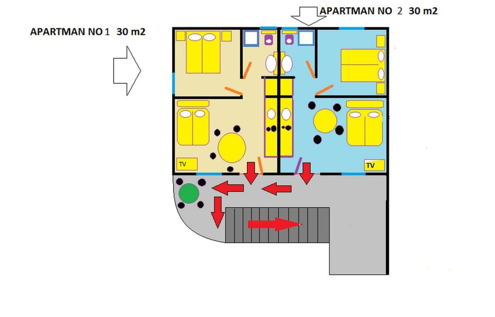 Plavi Val Apartments Tribunj  Ngoại thất bức ảnh